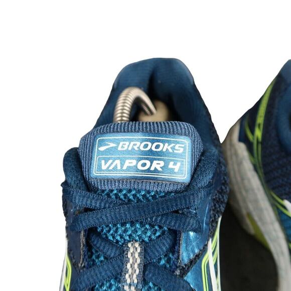 Brooks Shoes Mens 9 Athletic Trainers Vapor 4 Running Sport Active Walking Blue - Picture 5 of 14